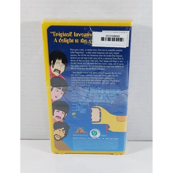 Beatles Yellow Submarine  (VHS, 1999) Clamshell - Picture 3 of 5
